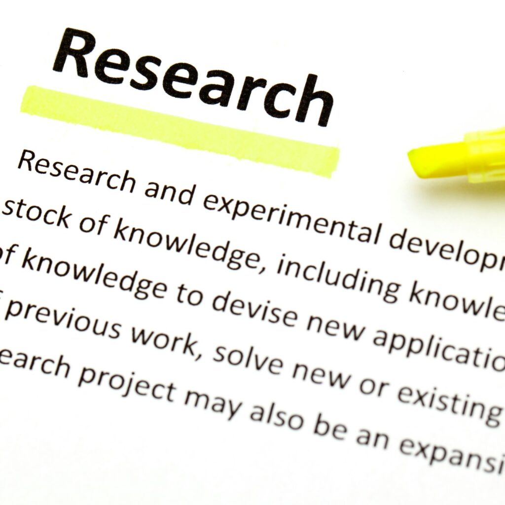 Definition of research